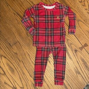 Baby Gap Red Plaid Kids Pajama Set 18-24 months, perfect for Christmas